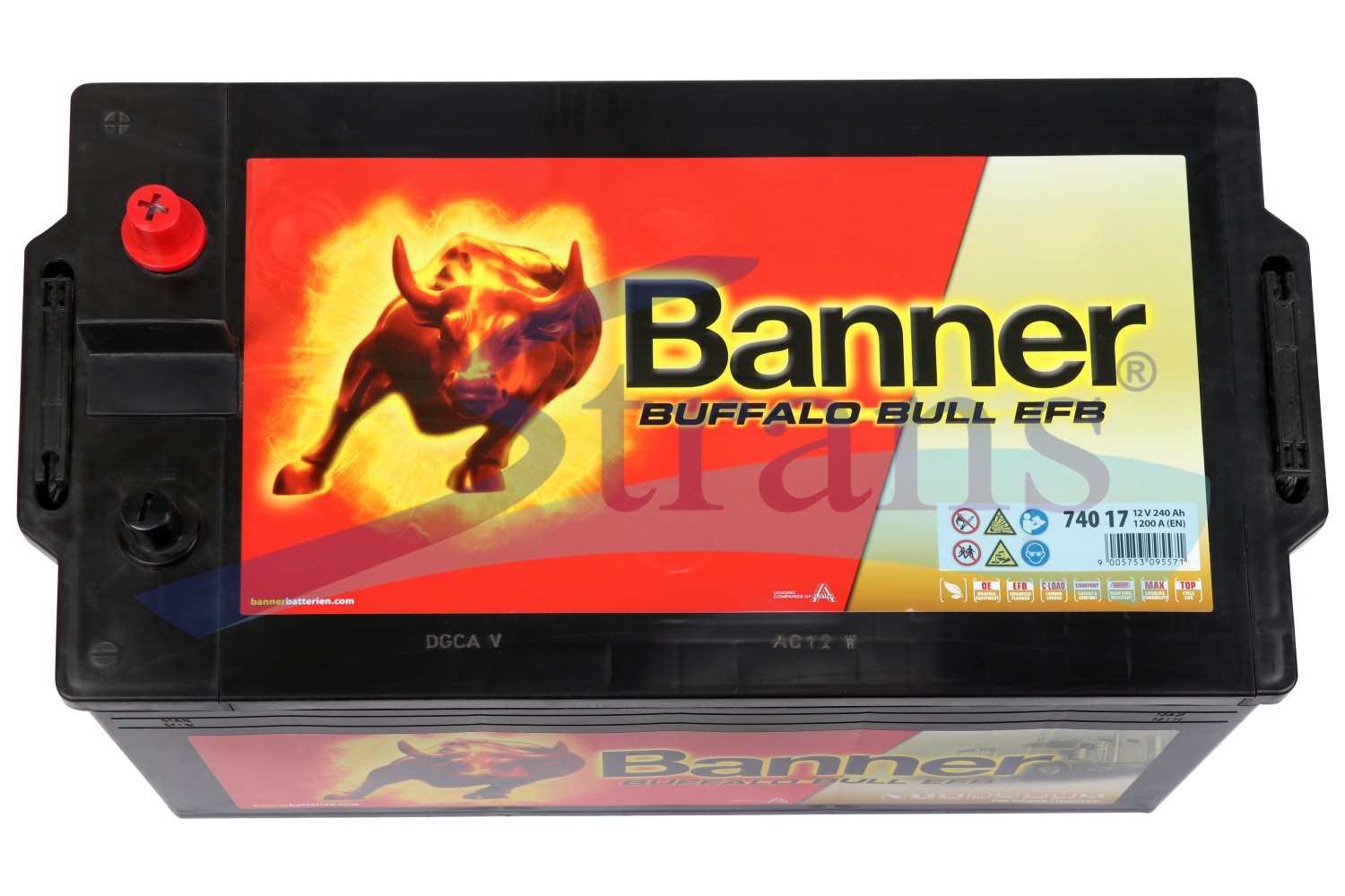 Акумулятор Banner 12V 240Ah 1200A En Buffalo Bull Efb L+ 517*273